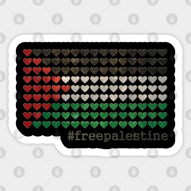 Free Palestine Sticker by Mr.FansArt